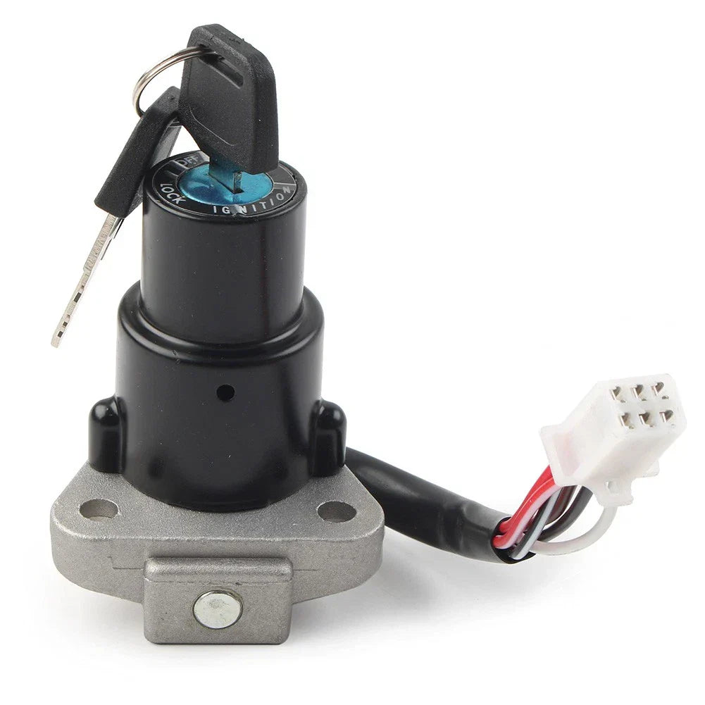 6 Wire Ignition Key Switch w/ Keys for Kawasaki KLR650 (1987-2007)