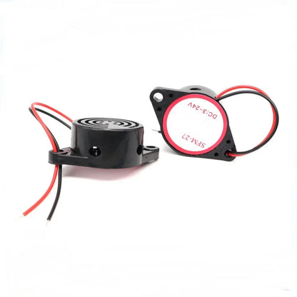 5Pcs / DC3V-24V Electronic Buzzer Beep Tone Alarm Ringer Continuous Sound