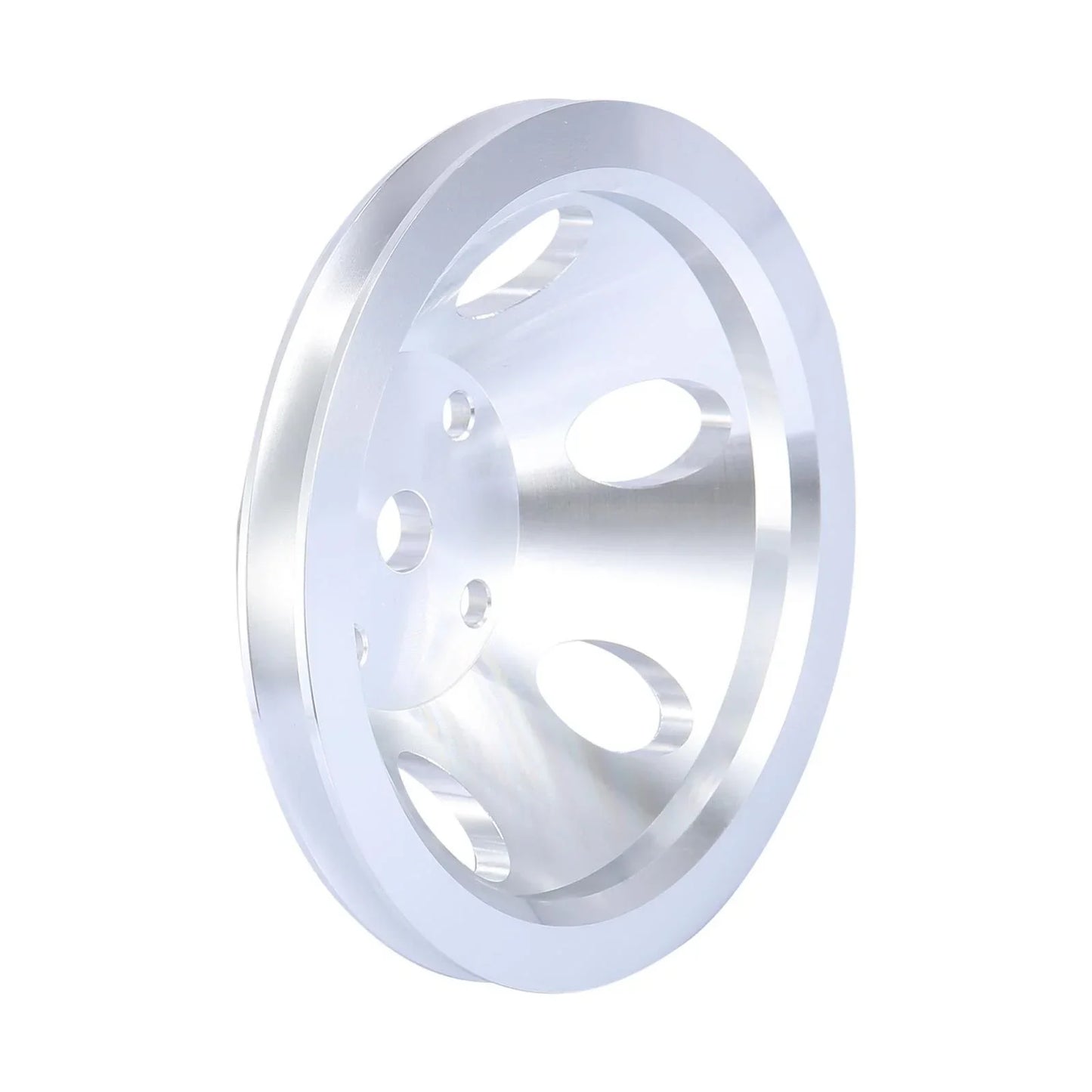 Water Pump Pulley 1 Groove 4 Hole for Chevy SBC 350 Engine