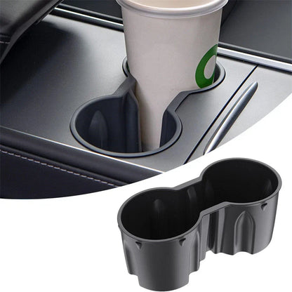 Dual Cup Holder Insert for Tesla Model 3 Y (2017-2024)