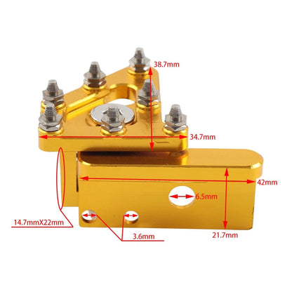 CNC Brake Pedal Lever Step Plate for Universal DRZ CRF SMR SMC SXC SX (N/A)