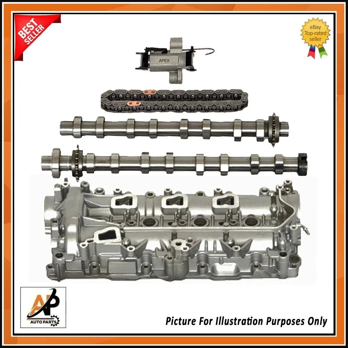 Cam Carrier and Cams with 8mm Chain Kit for Citroën Berlingo (2009–2021)