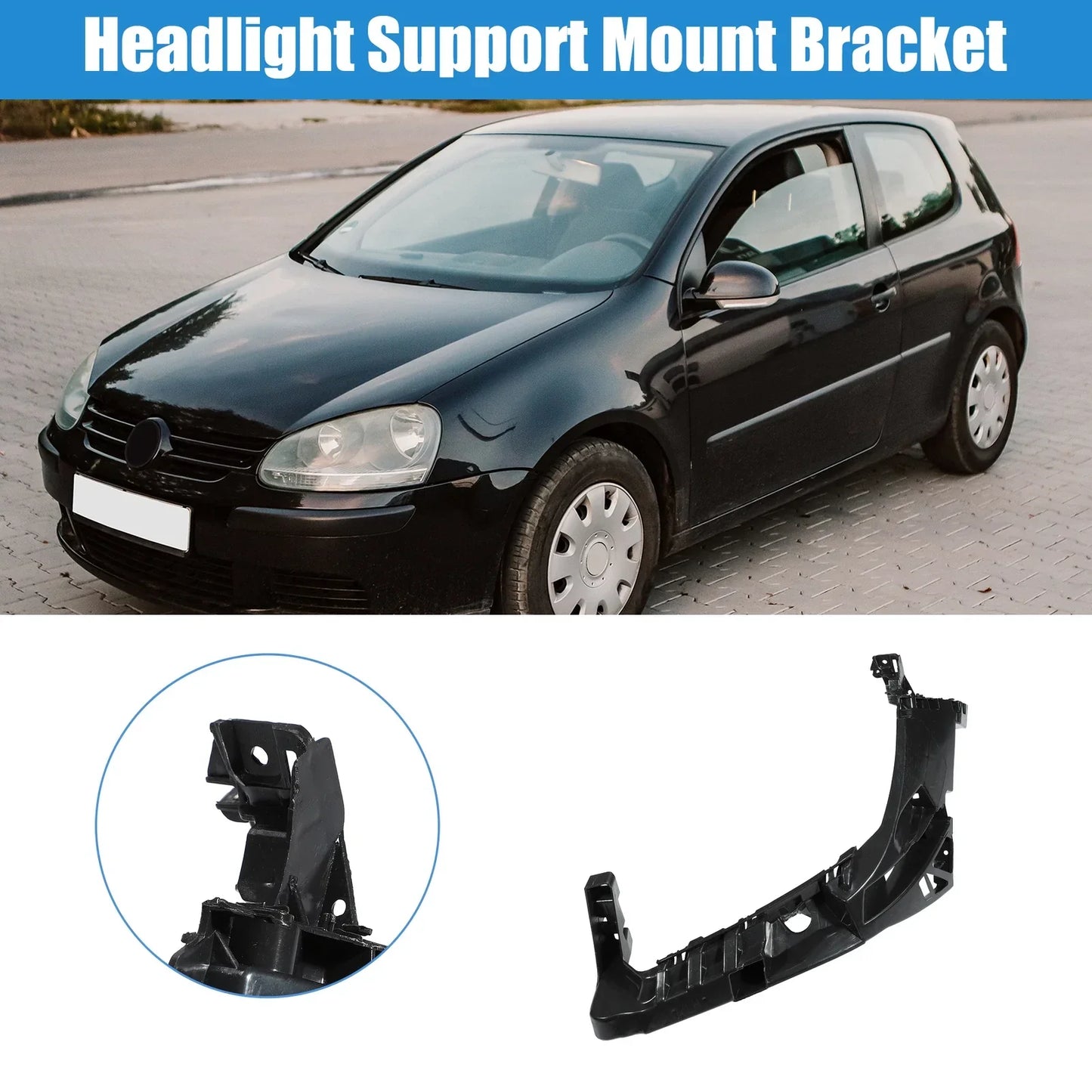 Left Driver Side Headlight Bracket for Mercedes-Benz ML350 (2012-2015)