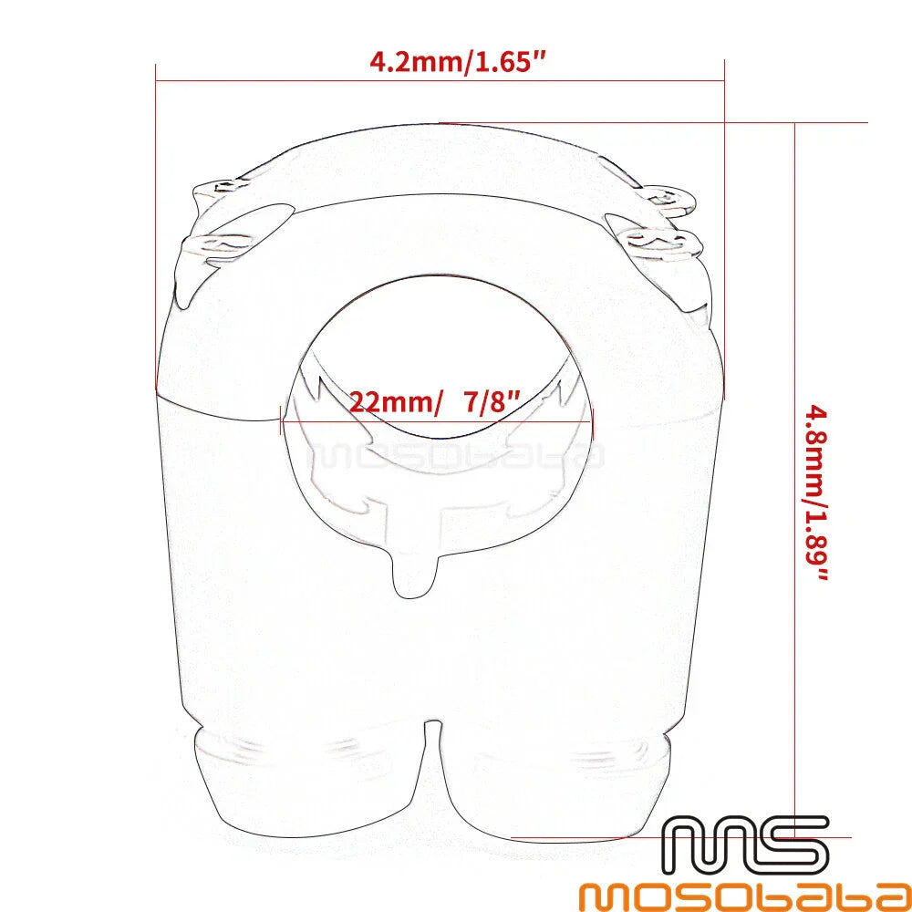7/8'' Motorcycle M-Switch for Honda, Harley, Kawasaki