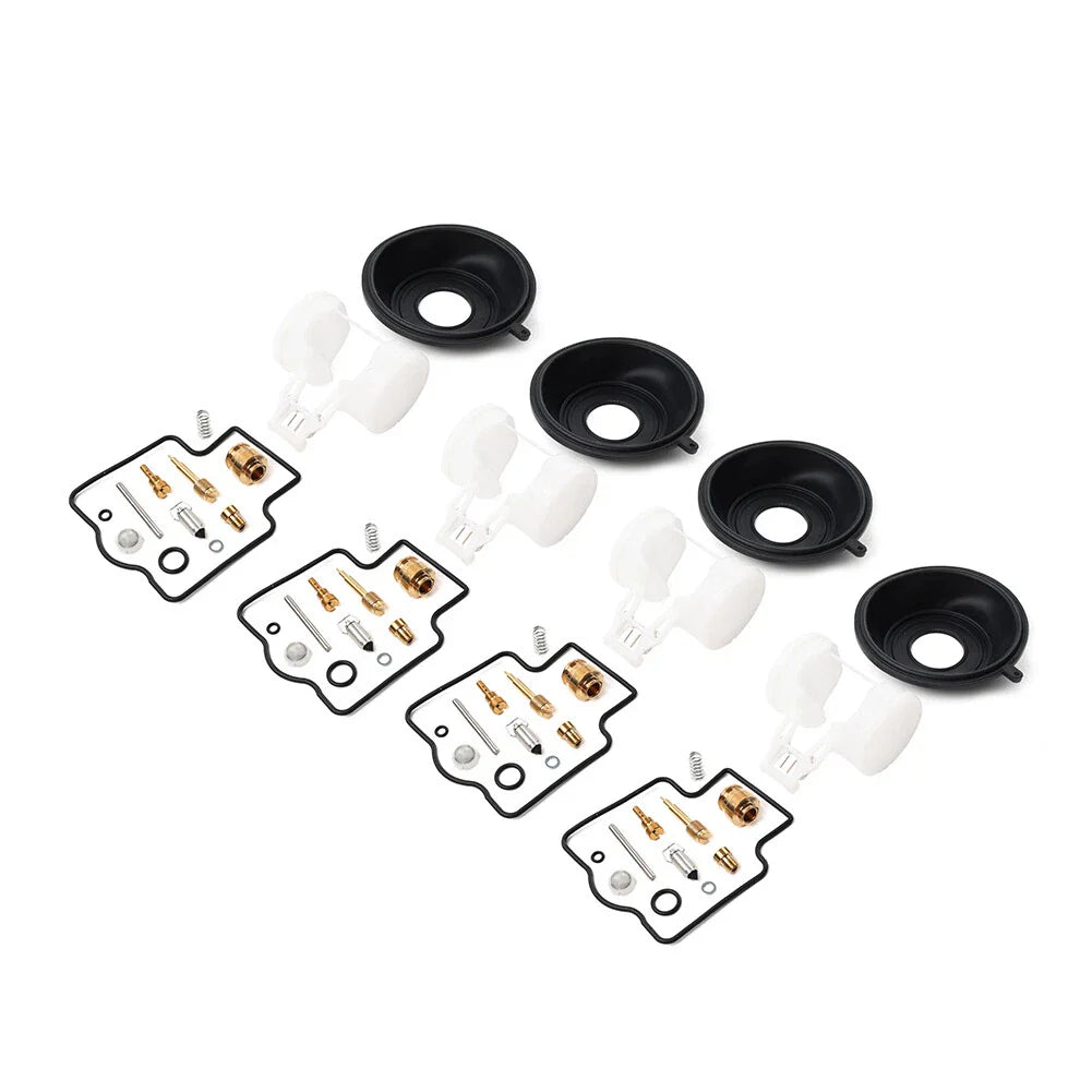4X Carburetor Repair Kit for Kawasaki ZX600 ZZR600 ZX6R (1998-2002)