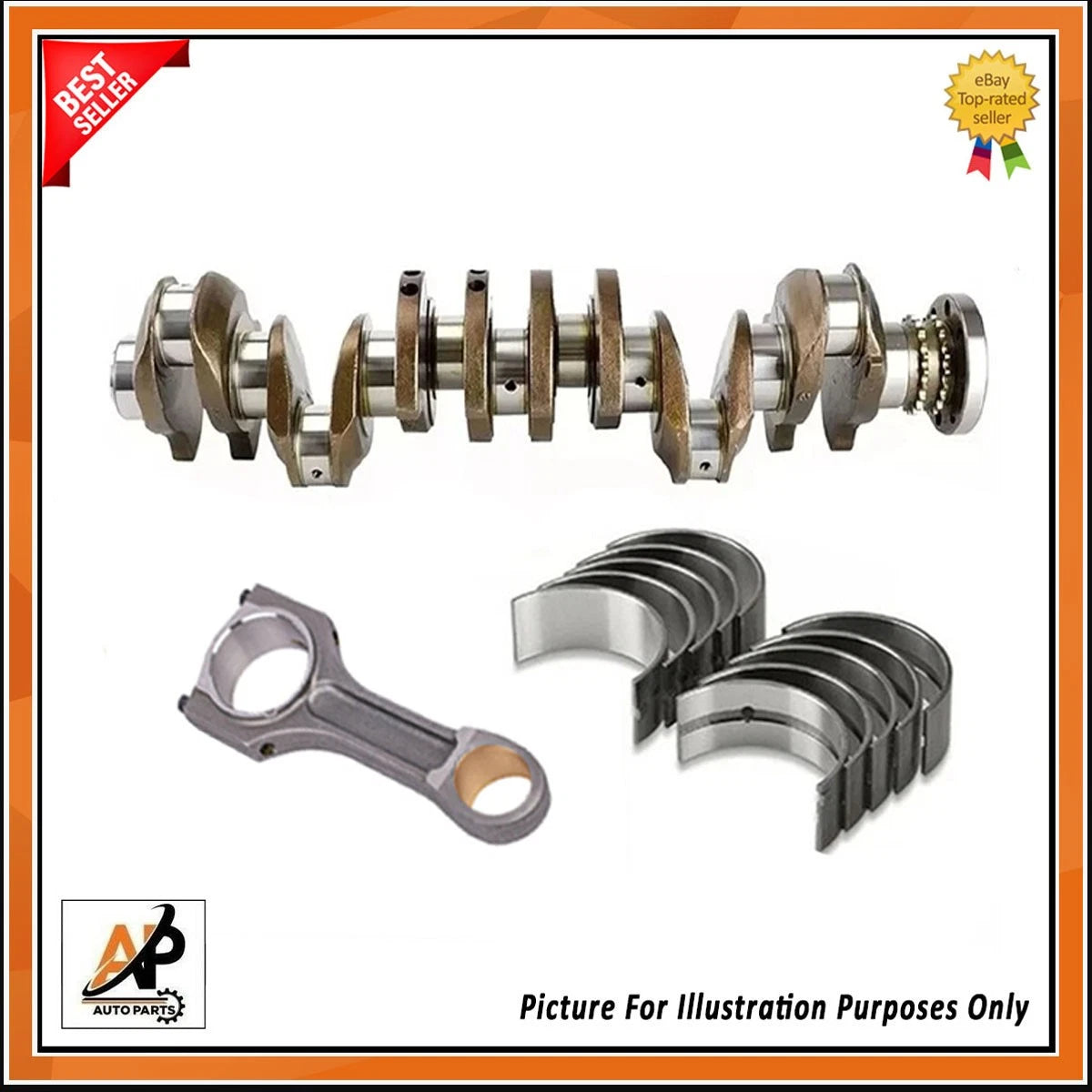 Engine Crankshaft Rebuild Part Kit for BMW 6 Series 3.0 N57 Diesel (2012–2018)