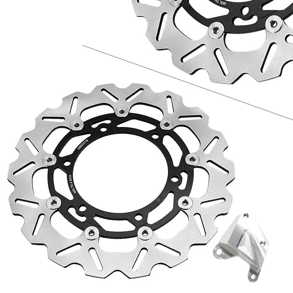 Front Disc Brake Rotor for Kawasaki Ninja 250R EX250 (2008-2011) Black