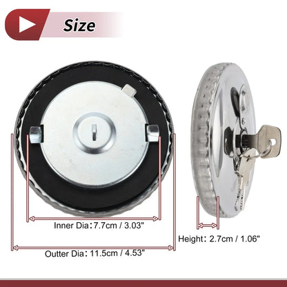 Locking Gas Cap with 2 Keys for Mercedes Benz