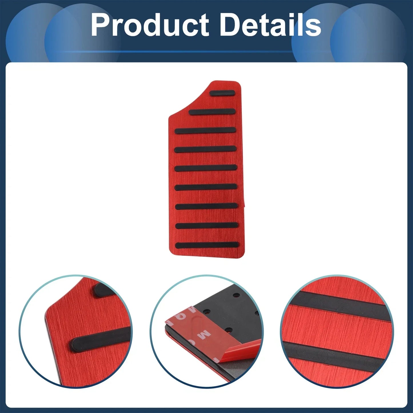 Footrest Pedal Pad Cover for Honda Civic (2016-2023) - Red 1 x Piece