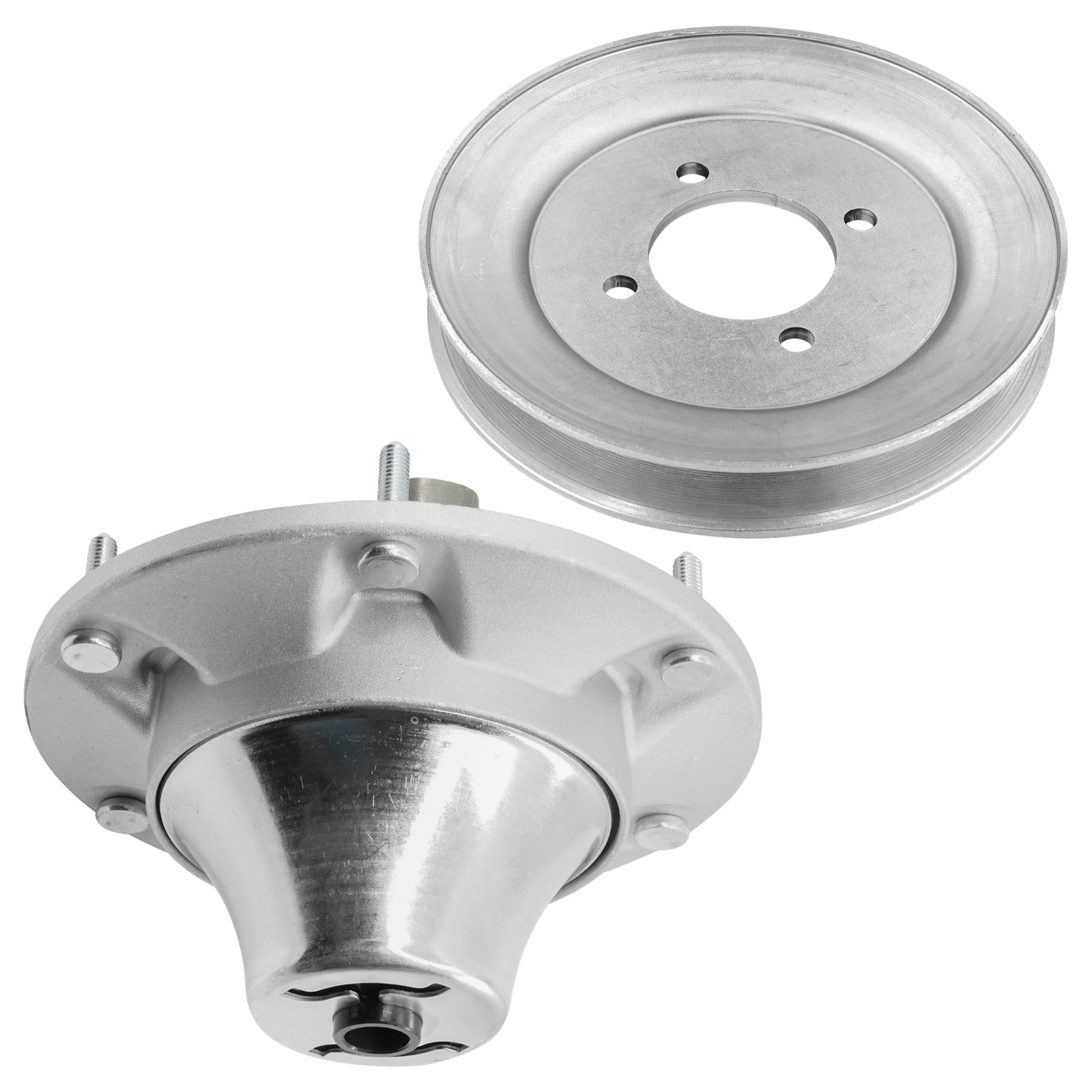 54 Inch Deck Spindle with Pulley Replacement for John Deere (2000–2007)
