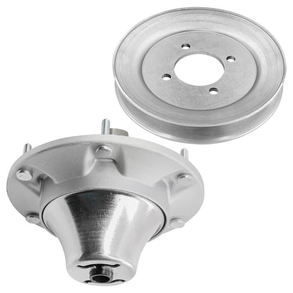 54 Inch Deck Spindle with Pulley Replacement for John Deere (2000–2007)