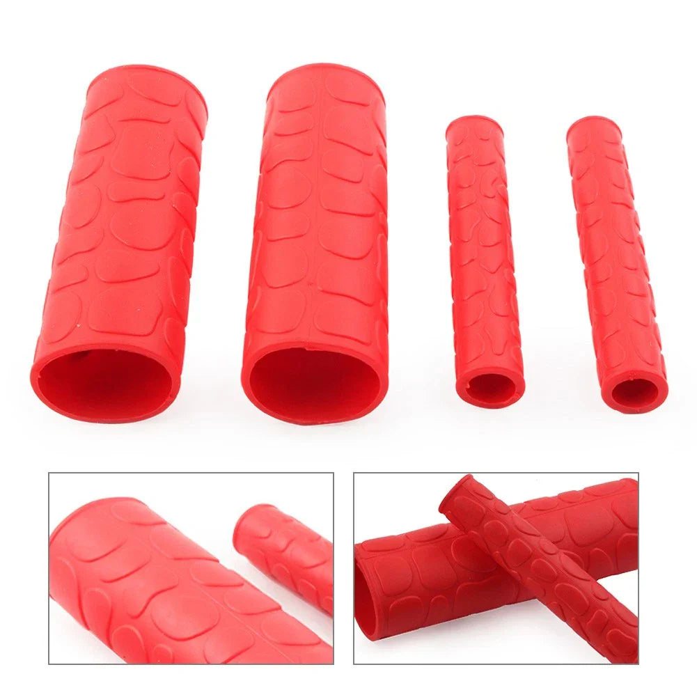 Soft Hand Grips for Dirt Bike Motorcycle Handle Bar Red
