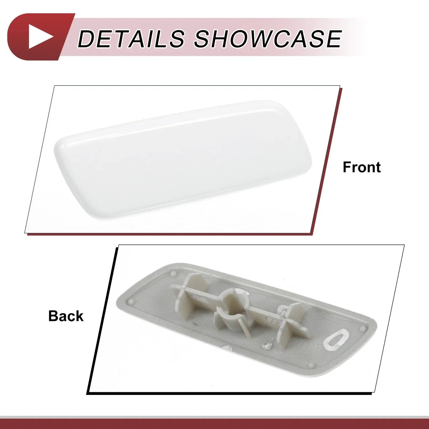 Front Right Washer Nozzle Cover for Lexus RX350 (2010-2013) - White 1 x Cap