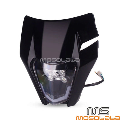 Enduro LED Headlight Assembly for KTM EXC XCF XCW SX TE TC FE 300 350 (2003-2023)