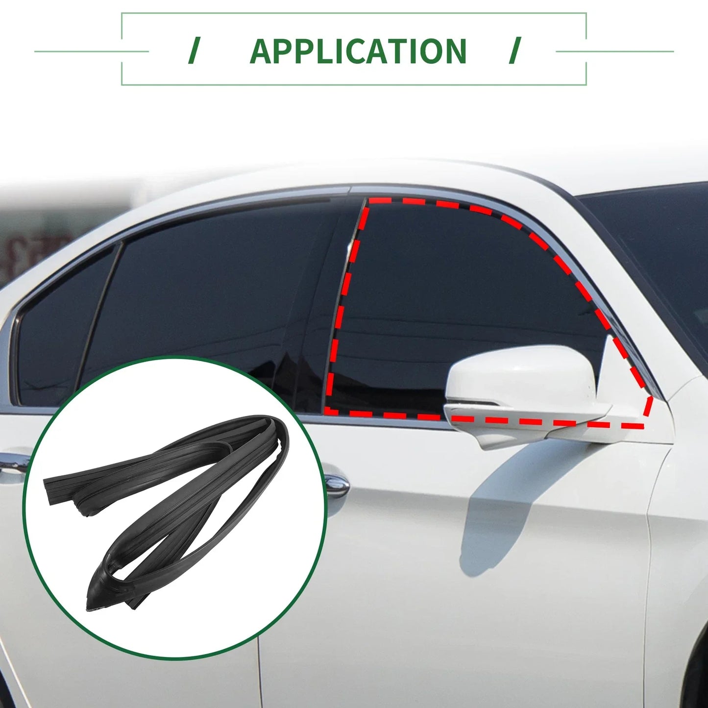 Front Right Door Window Seal Strip for Honda Accord (2018-2023)