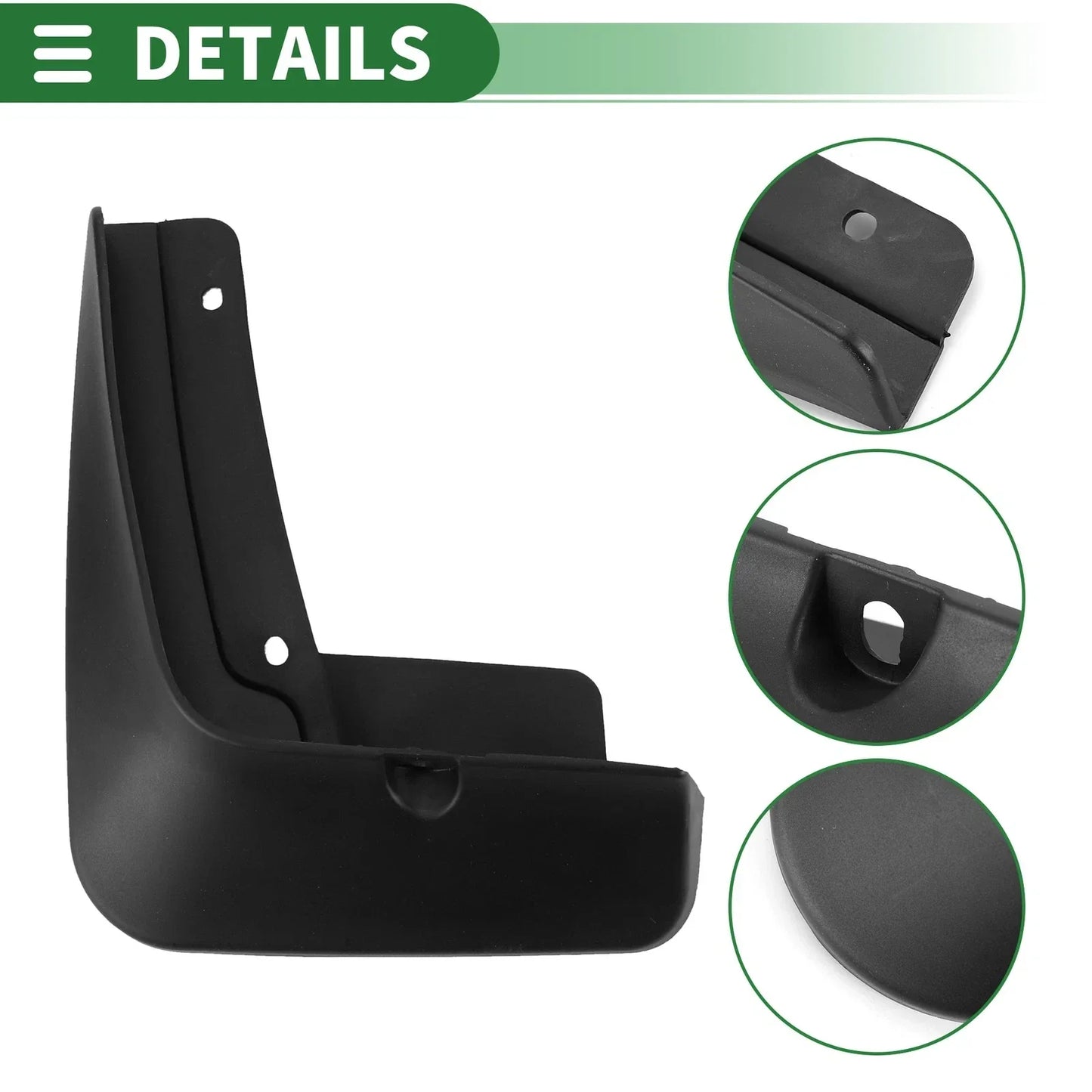 Mud Flaps Splash Guards for Hyundai NEXO (2020-2023) with Mount Accessories