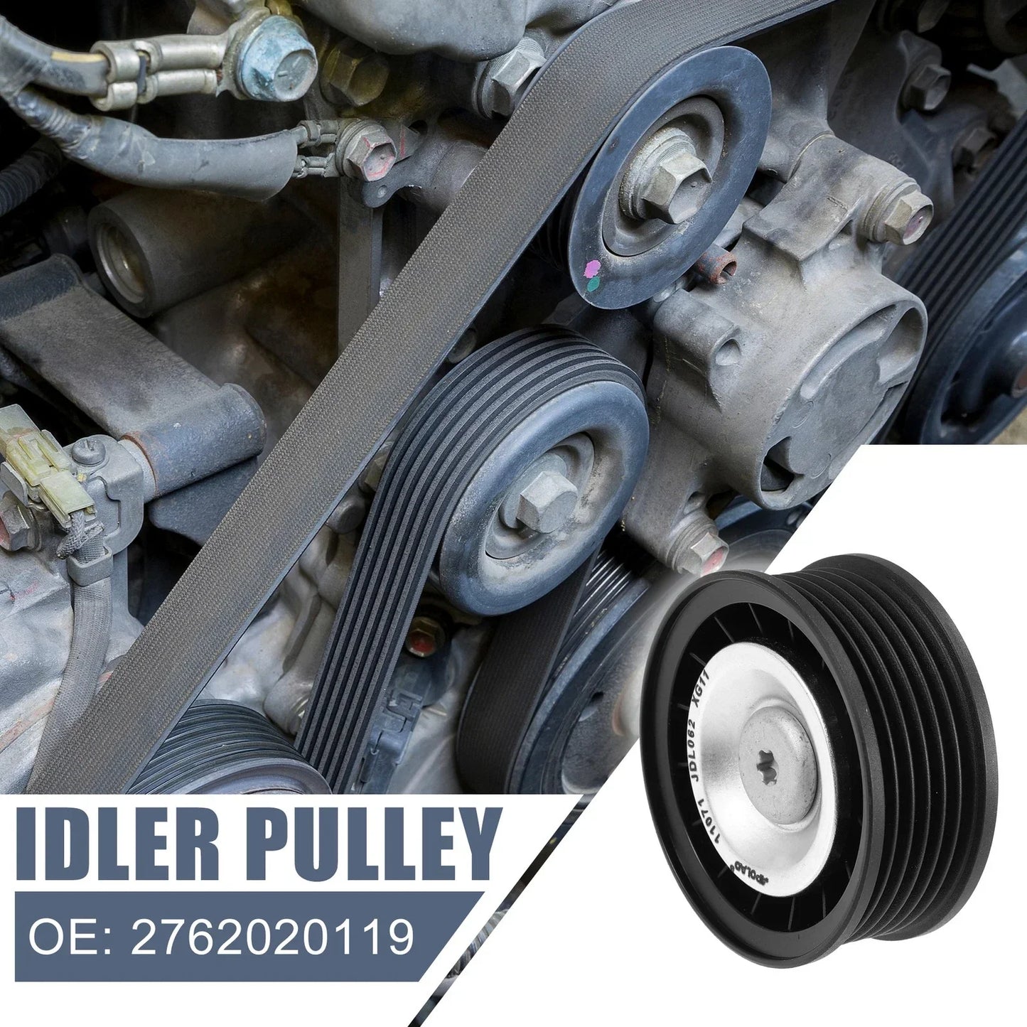 Drive Belt Idler Pulley for Mercedes-Benz C 300 3.5L (2013-2014)
