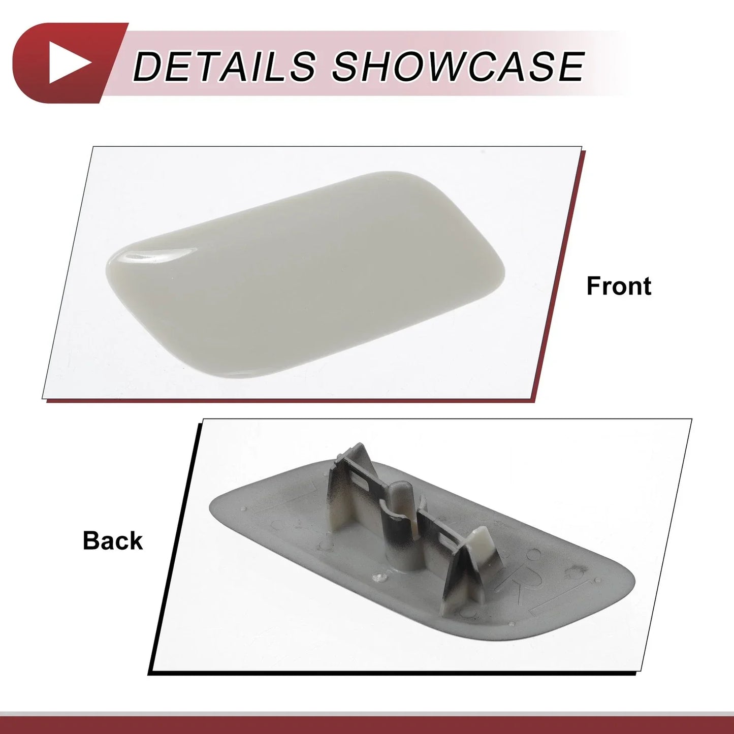 Front Right Washer Nozzle Cover for Lexus LX570 (2008-2011) Unpainted 1 x