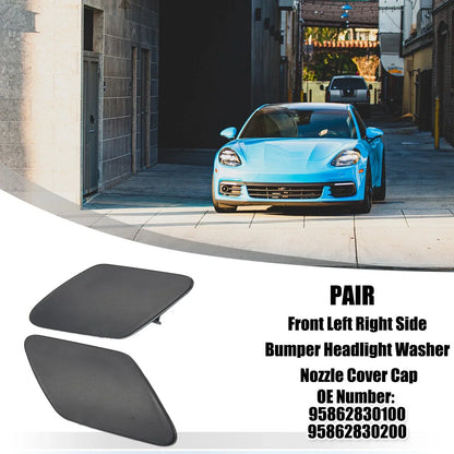 Front Left Right Washer Nozzle Covers for Porsche Cayenne 92A (2011-2014)
