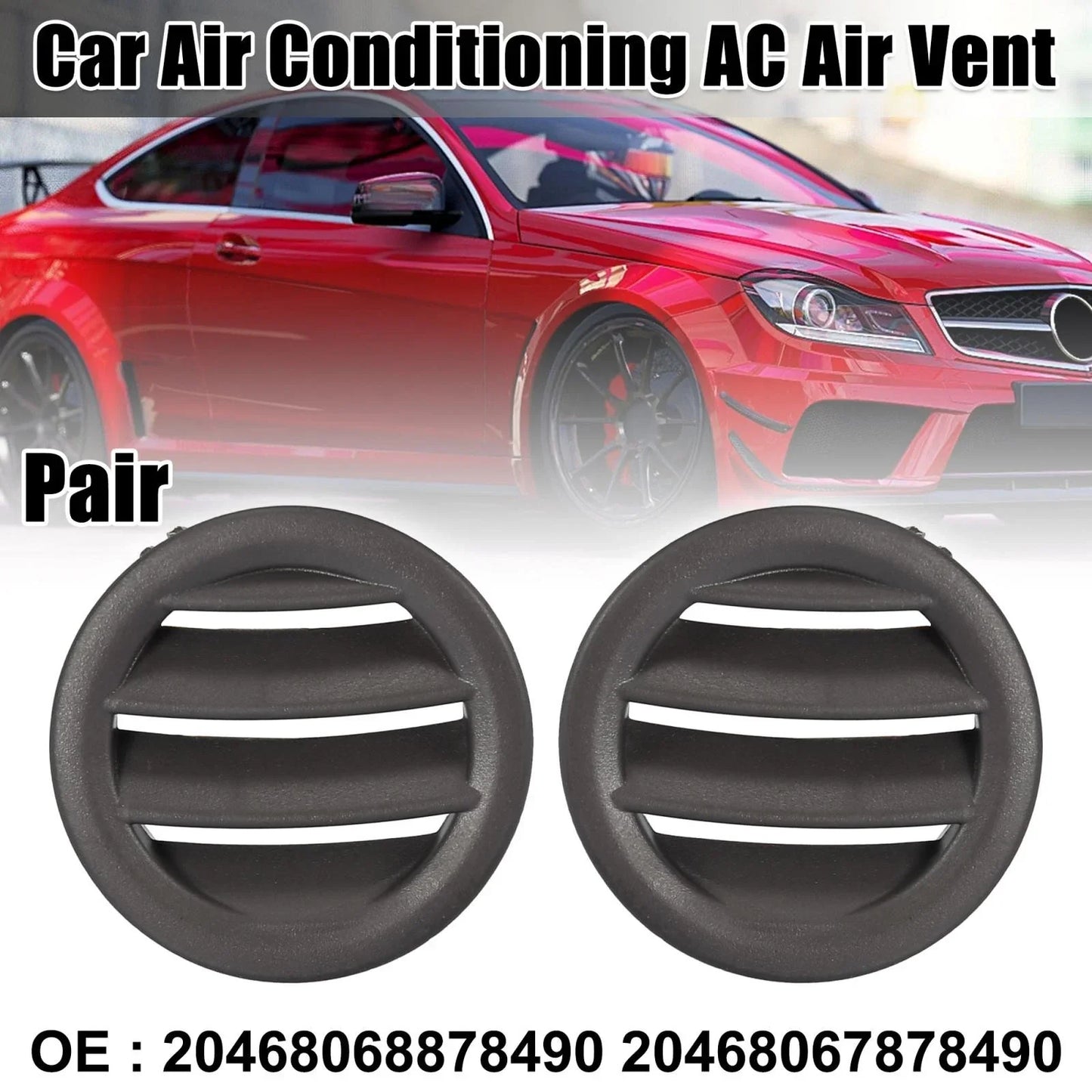 Front Left Right AC Air Vents for Mercedes-Benz C280 C200 C250 (2001-2007)