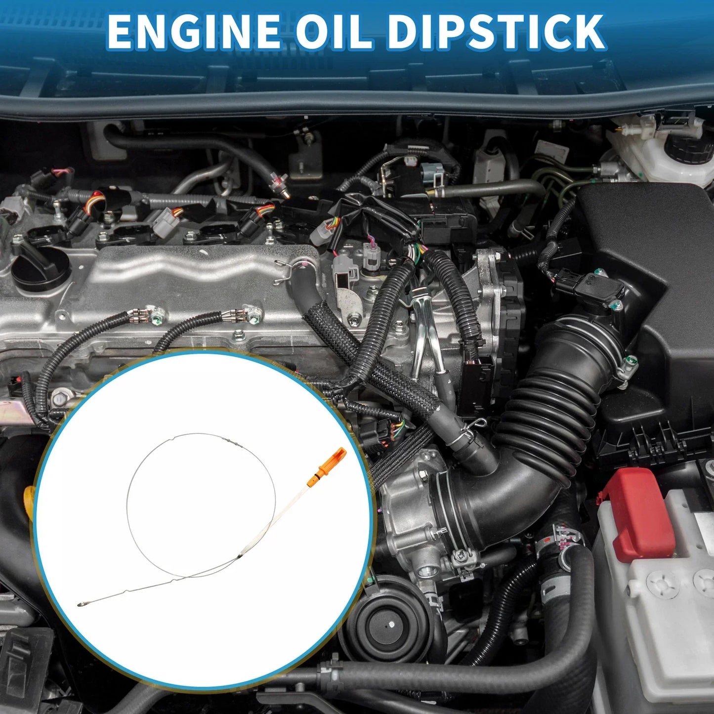 Engine Oil Dipstick for Dodge Ram 1500 8 Cyl 5.7L (2003-2008)
