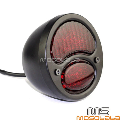 Black LED Taillight Rear Brake Lamp for H-D Bobber Chopper Cafe Racer