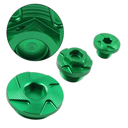 Timing Oil Filter Plugs Screws for Kawasaki KX250 KX450 KLX450R (2003-2023)