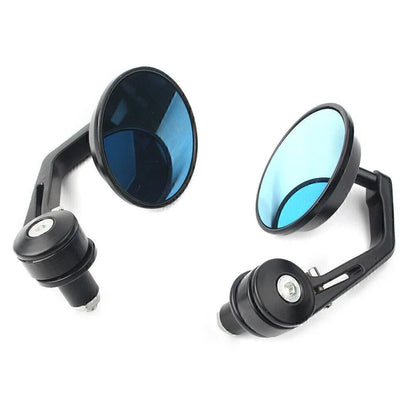 7/8" Handle Bar End Rearview Side Mirrors for Dirt Bike Bobber Cafe Motorcycle