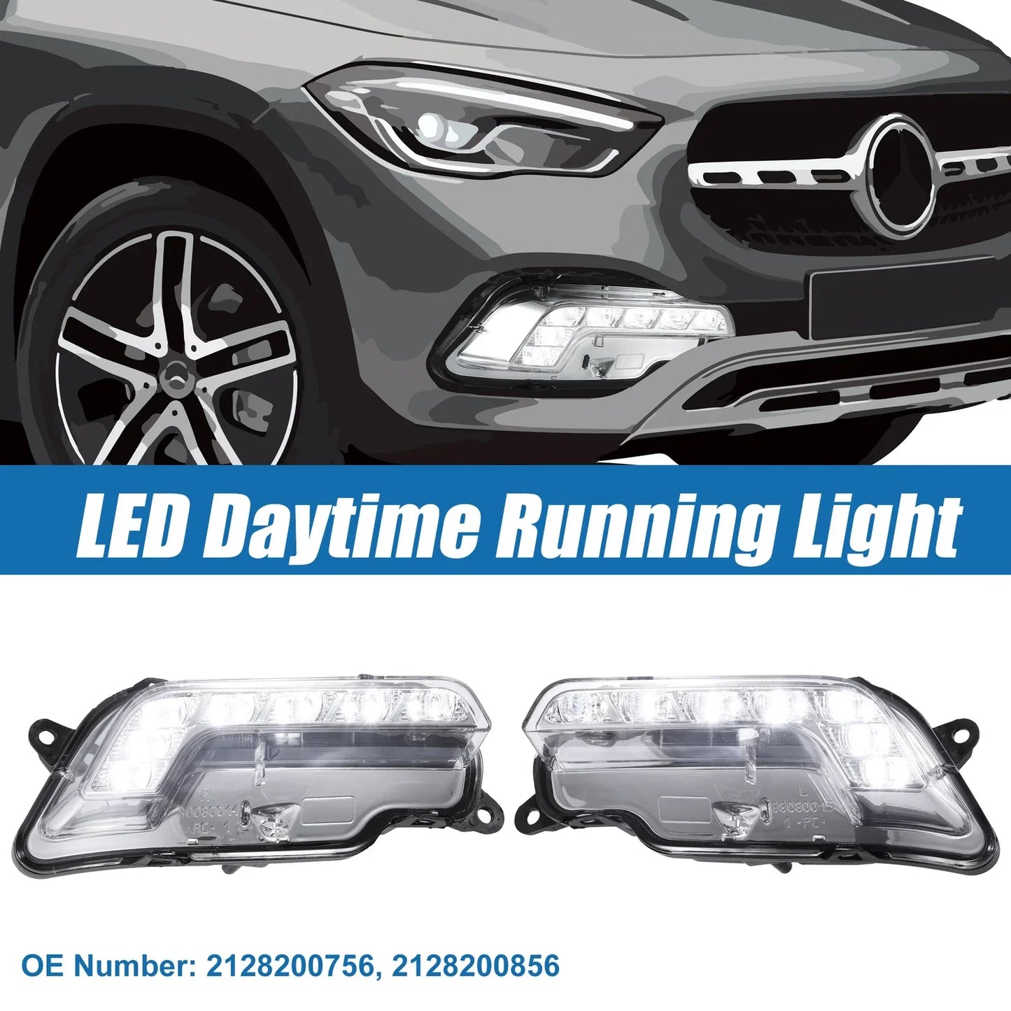 LED Daytime Running Lights for Mercedes