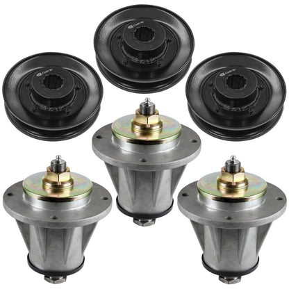 Deck Spindle & Pulley Replacement for Husqvarna iZ 21 iZ 4819 (2014–2019)