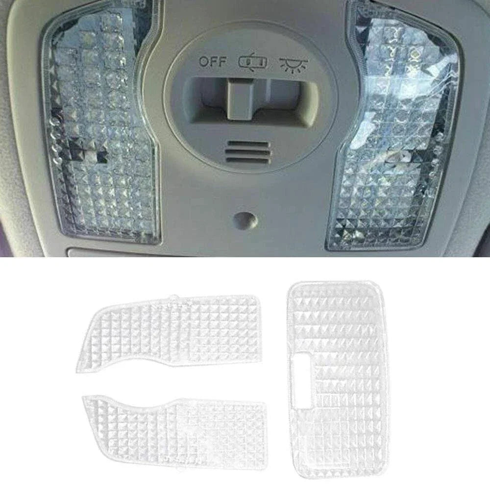 3 x Clear Interior Map Dome Light Lens Covers for Toyota Prius (2010-2015)