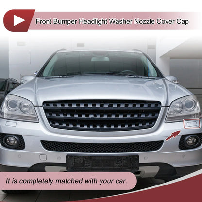 Front Left Washer Nozzle Cover for Mercedes-Benz ML350 (2003-2011) White