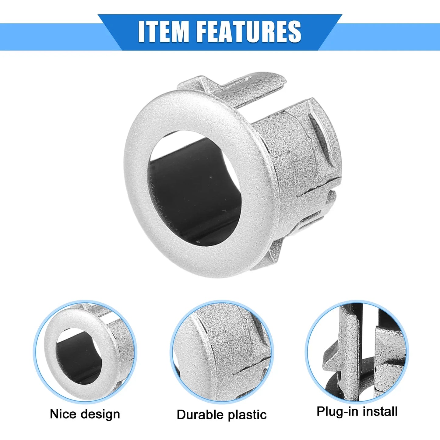 Car Parking Sensor Retainer for Lexus ES350 (2007) - Durable Silver Tone