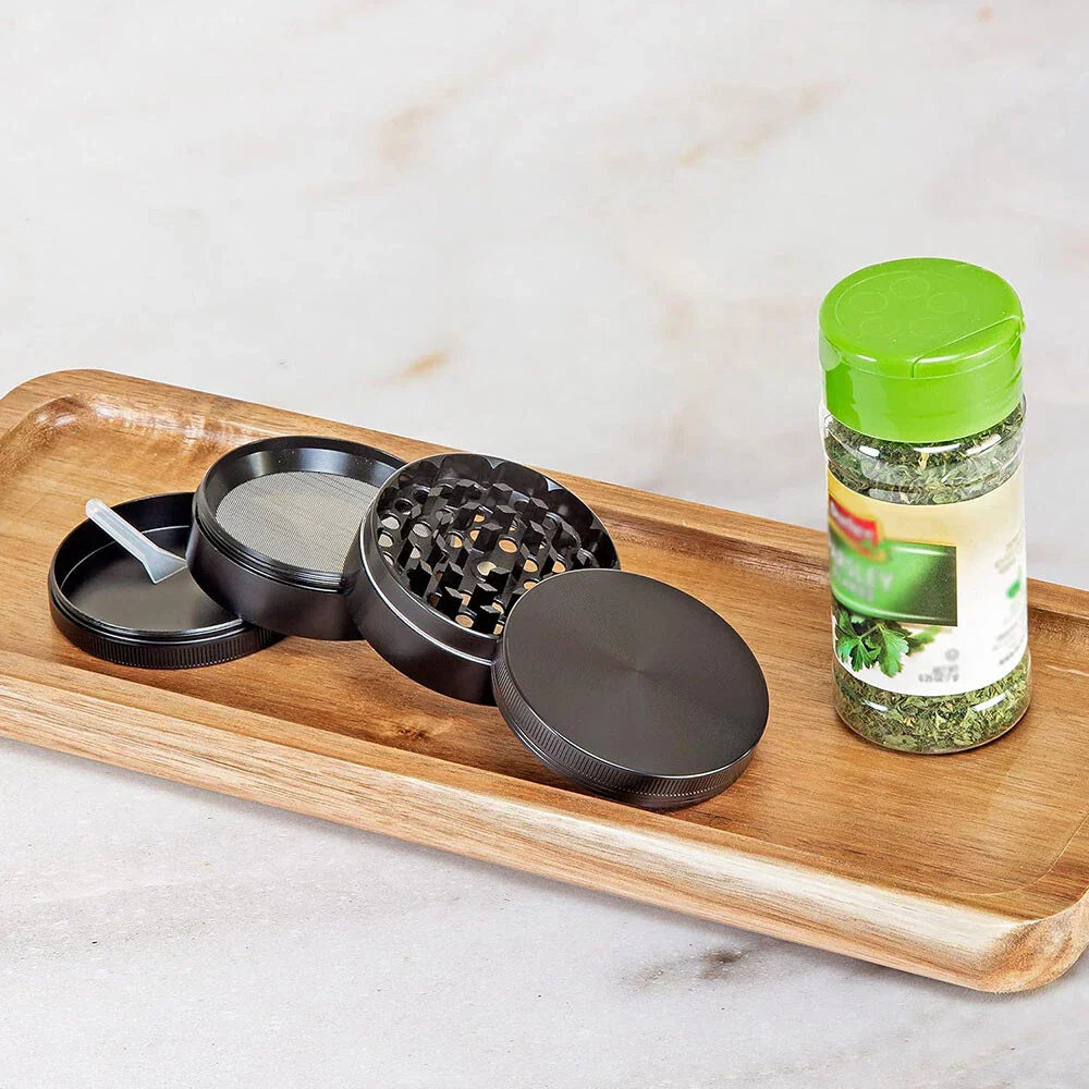 4 Layer Magnetic Herb Grinder for Zinc Alloy Metal Spice Kitchen