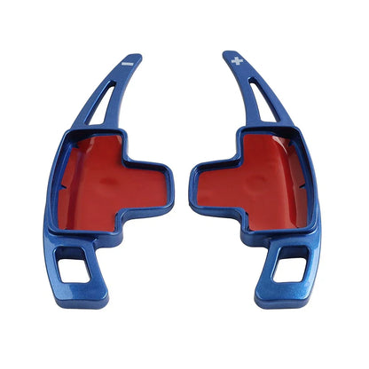 Blue Steering Shifter Paddle Extensions for Benz A B C E M R S CLA CLS GLA