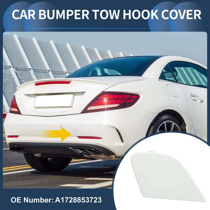 Rear Bumper Tow Hook Cover for Mercedes-Benz W172 (2012-2019) Diamond White