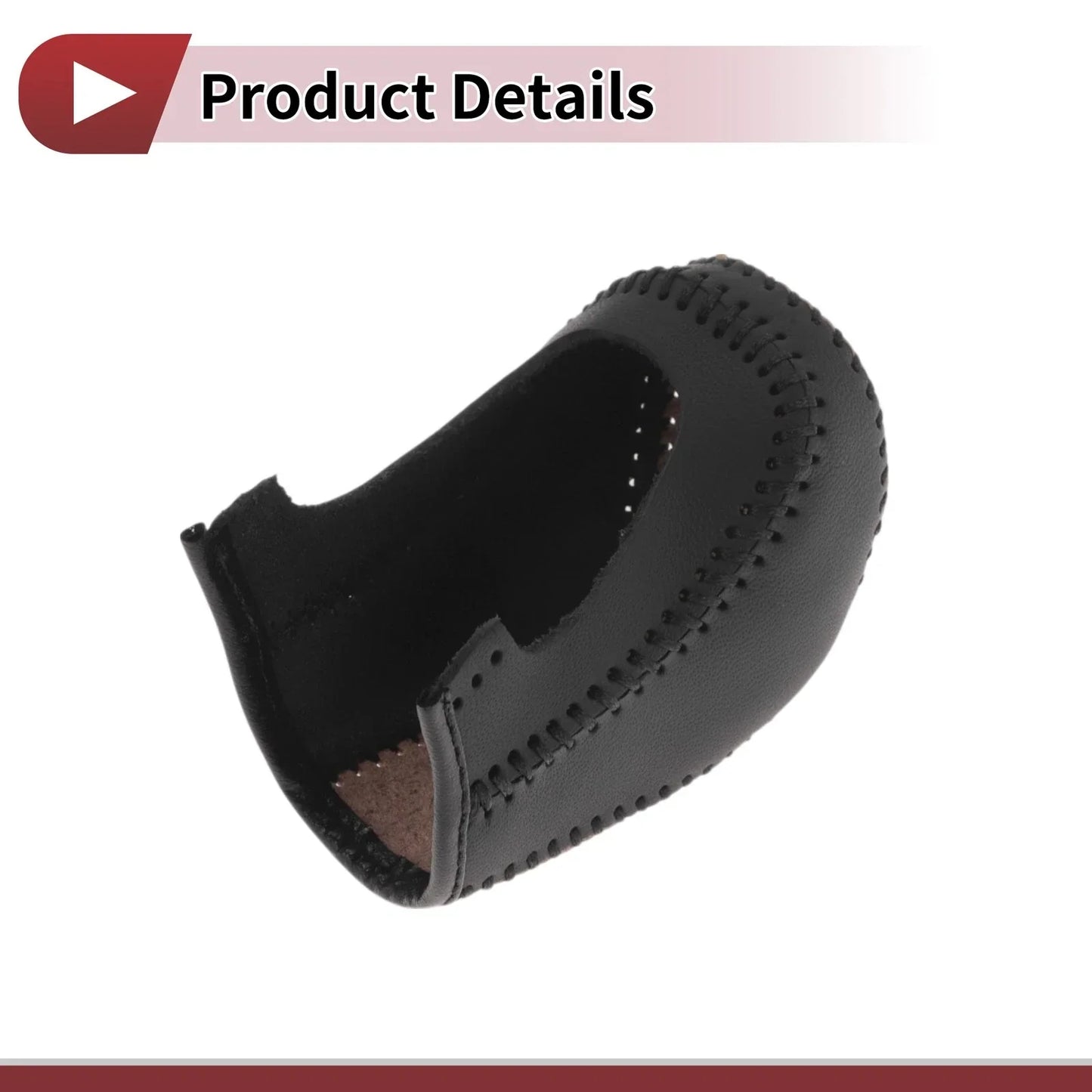 Gear Shift Knob Cover for Hyundai Tucson 2015-2018 Black Brown