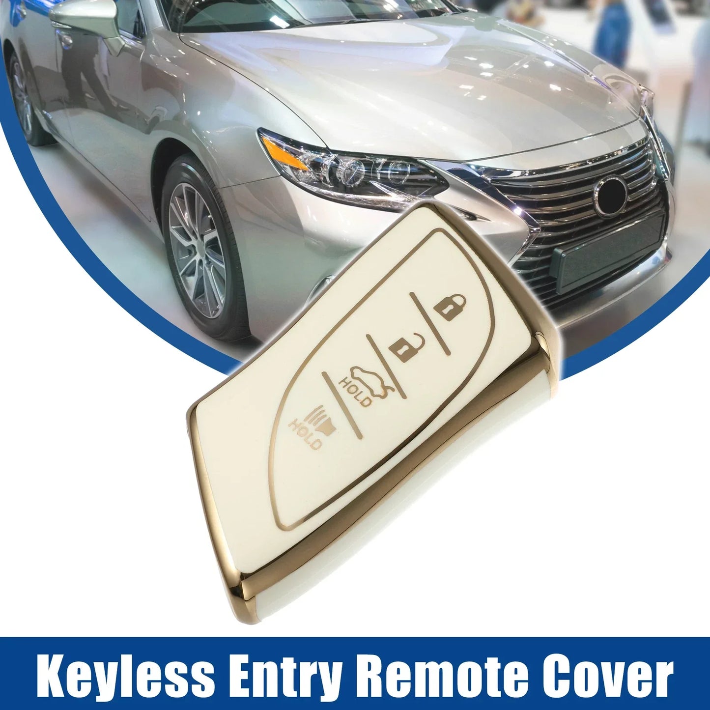 TPU 4 Button Keyless Entry Remote Cover for Lexus UX200 UX250h UX260h (2019-2023)