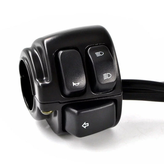 25mm Handlebar Turn Signal Control Switch for Harley Softail