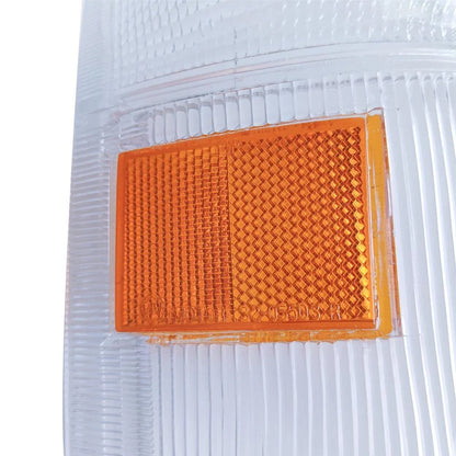 Pair Signal Corner Light Lens White Fits Isuzu NPR NQR NKR Truck 1999-06 AU D12