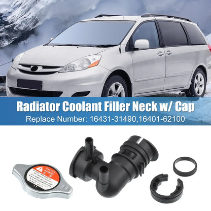 Engine Radiator Coolant Filler Neck for Toyota Lexus (2000-2023)