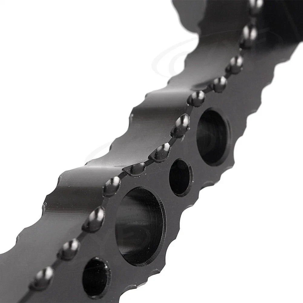 Rear Passenger Foot Pegs for Suzuki Hayabusa GSXR 1300 (2008-2017) Black