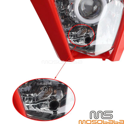 LED Headlight Fairing for Honda CRF250F CRF450R/X CRF250R XR400 (2019-2023)