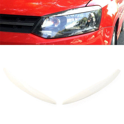 Front Fog Light Eyebrow Cover Trim for VW Polo Mk5 6R 6C (2011-2017)