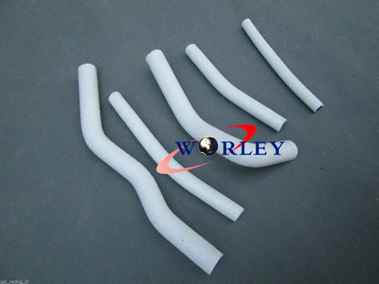 Yellow Silicone Radiator Hose for Suzuki RM125 (1996-2000)