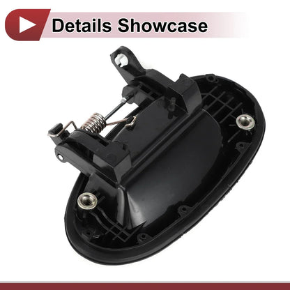 Exterior Door Handle for Hyundai Elantra Rear Right Black (2011-2016)