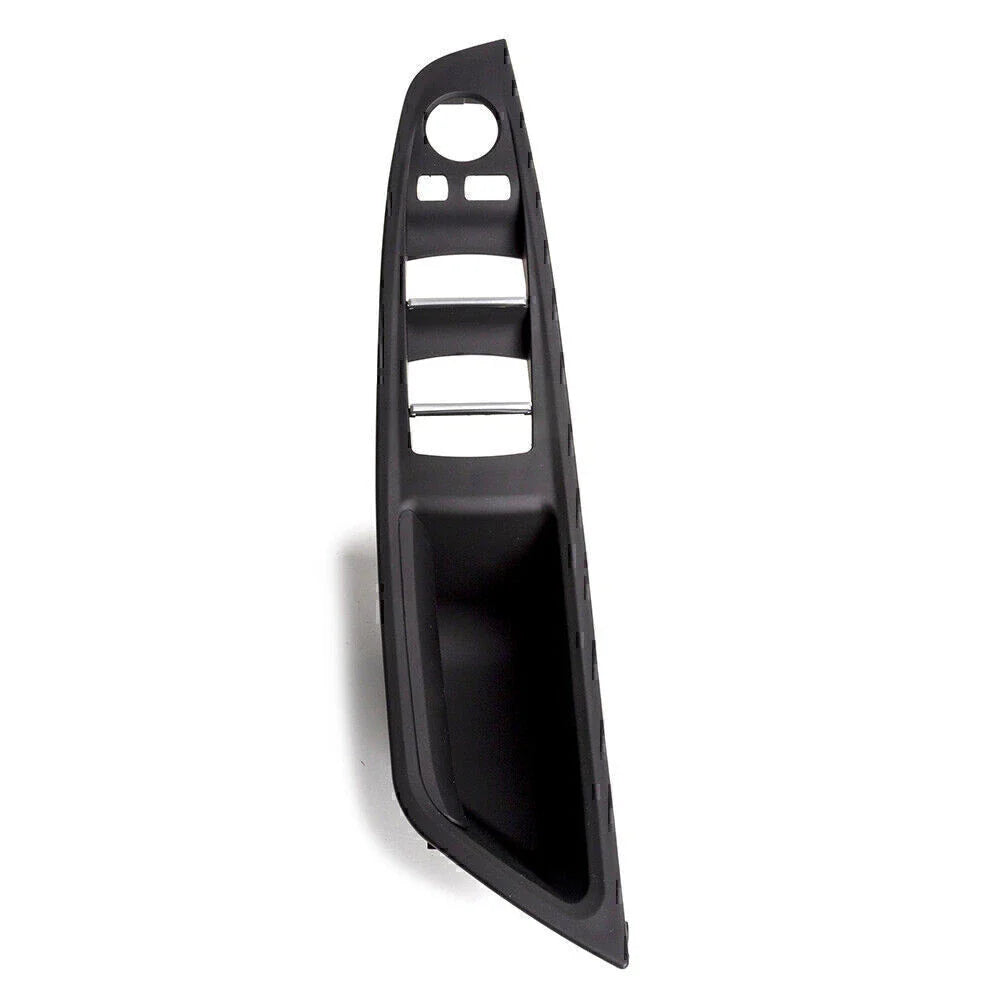 Black Front Inner Door Handle Trim Cover for BMW 5 Series (2010-2017)