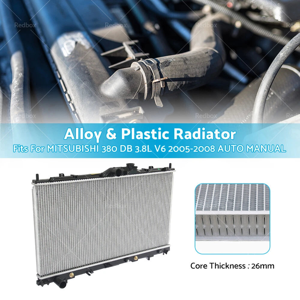 Premium Radiator 26mm for MITSUBISHI 380 DB 3.8L V6 (2005-2008)