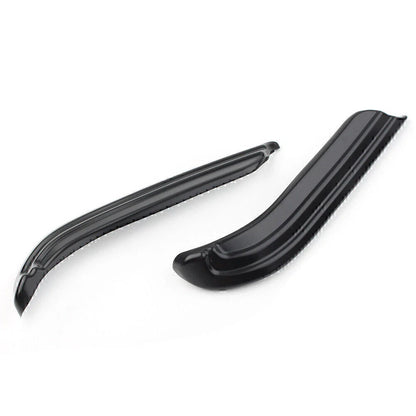 Black Louvered Swingarm Covers for Harley Touring Dresser (2009-2020)