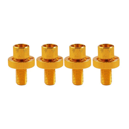 M8 x 1.25 Clutch Brake Throttle Cable Adjuster Screw Gold for ATV Pit Bike